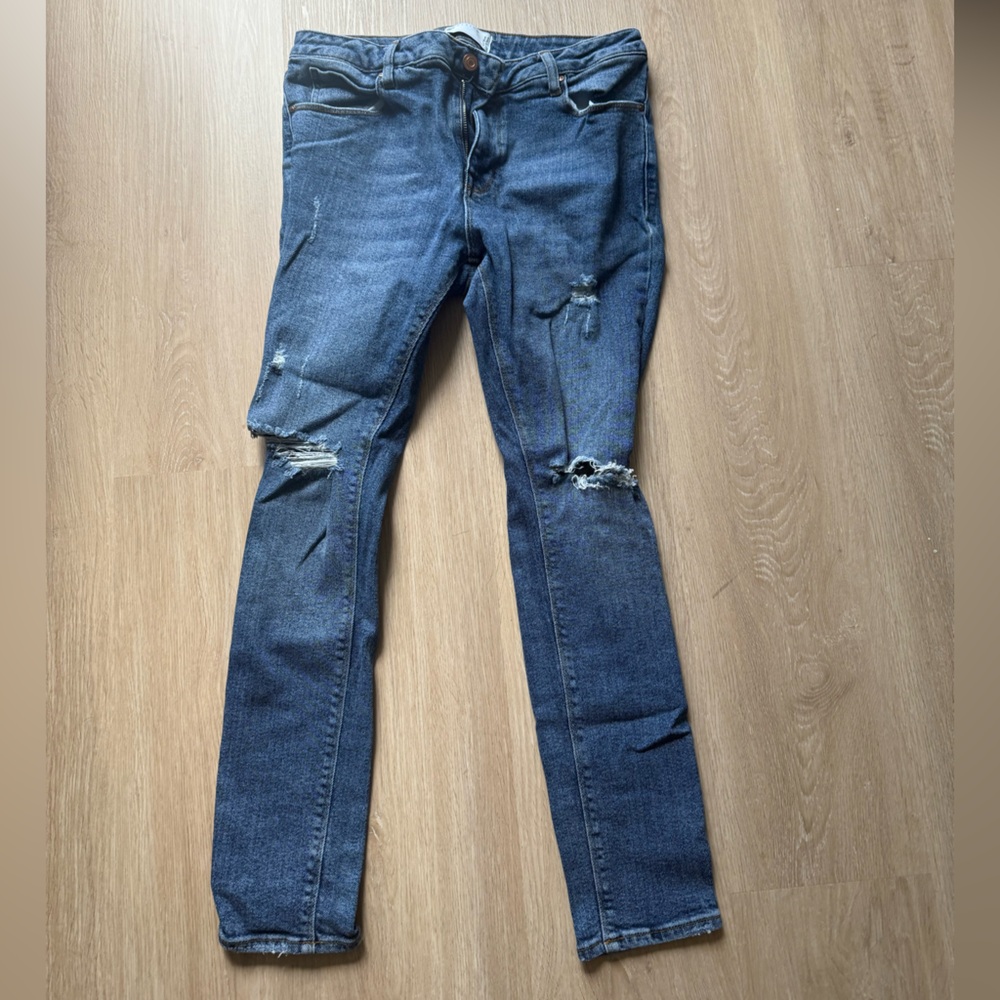 ASOS Men's Slim Straight Jeans - Dark Blue